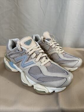 New Balance 9060 Women’s 6.5 Gray Blue Cream Chunky Y2K Dad Shoes Sneakers